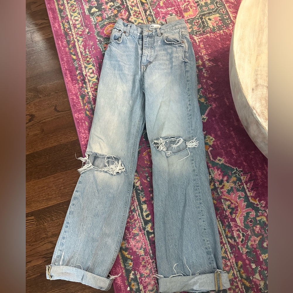 Zara wide leg jeans